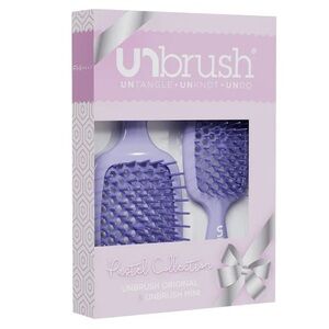UNbrush Lilac Pastel Collection Duo Set- full & mini size, limited edition